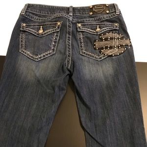 Harley Davidson women’s jeans Never worn 8